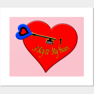 A Key to my Heart Posters and Art